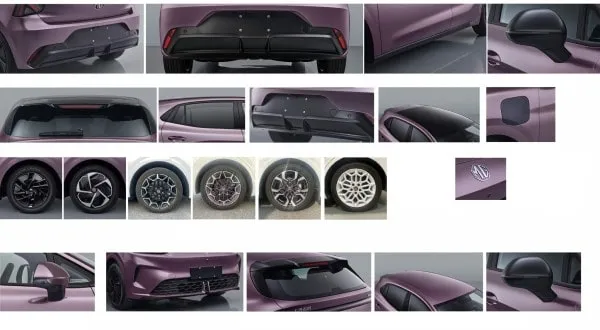 Nouvelle MG4 2025 détails - telas.fr - Bâche pour voiture