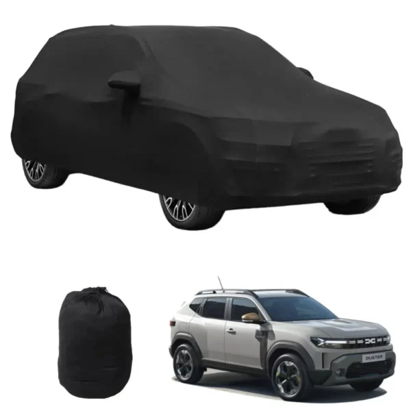Housse de protection intérieure pour Dacia Duster – préserve la carrosserie et l’habitacle contre rayures, poussière et usure, disponible sur Autoluso.fr.